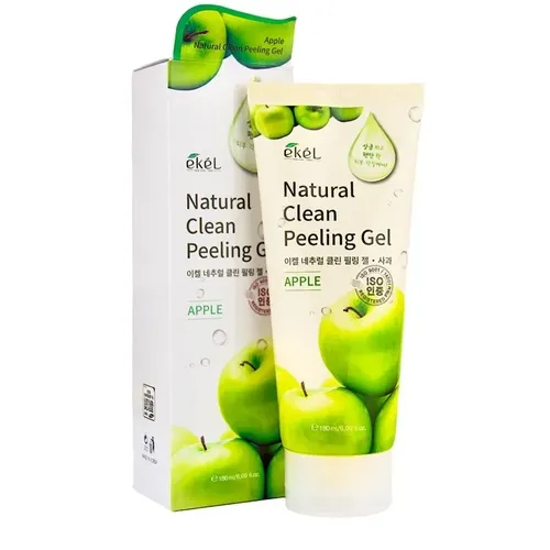 Пилинг-скатка для лица с экстрактом яблока Ekel Natural Clean Peeling Gel, 180 мл