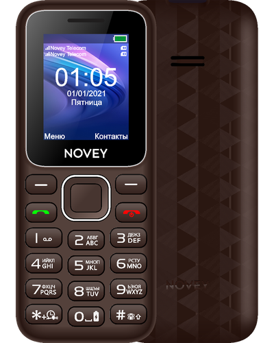 Мобильный телефон Novey 105, 32MB / 32MB, Choco