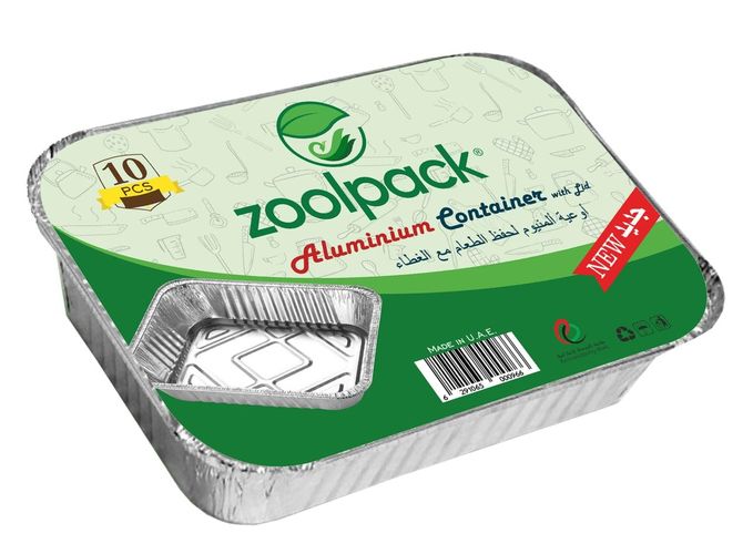 Alyuminiy konteynerlar Zoolpack 8389 W/LID