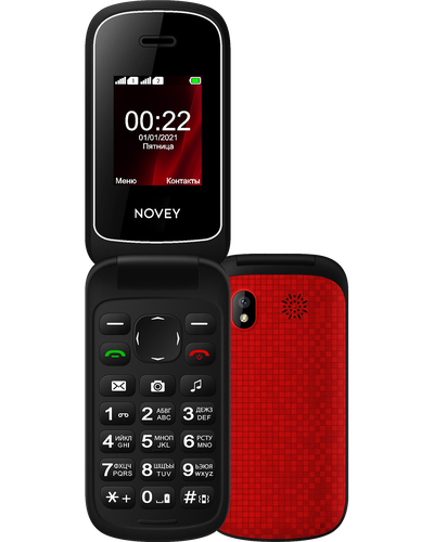 Mobil telefon Novey X22, 32MB / 32MB, Red