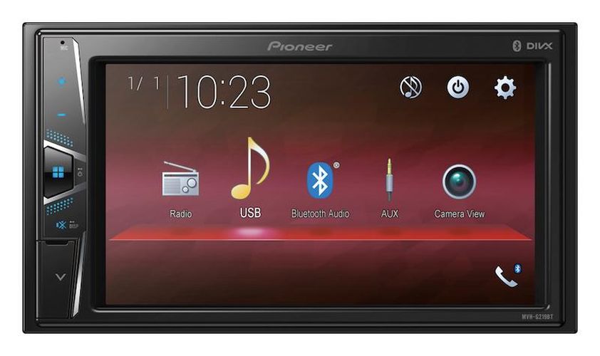 Встраиваемый автомультимедийный AV-ресивер Pioneer MVH G219BT, в Узбекистане