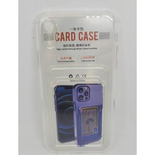 Чехол прозрачный Card Case для iPhone