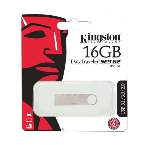 Флешка Kingston DataTraveler SE9, 16  ГБ, купить недорого