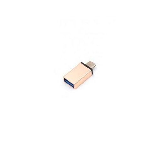 Perexodnik OTG USB-Type-C CQ-07, Gold