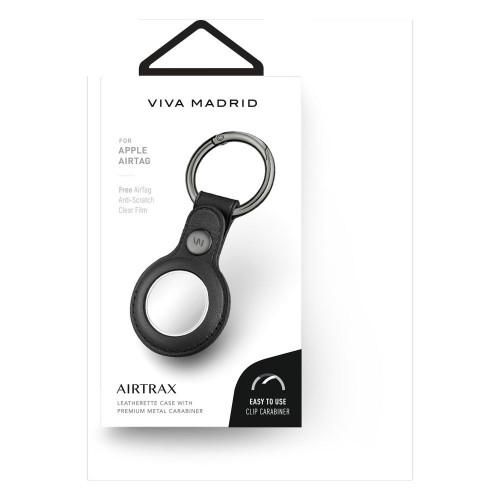 Apple Airtag Viva Madrid g'ilofi, Black