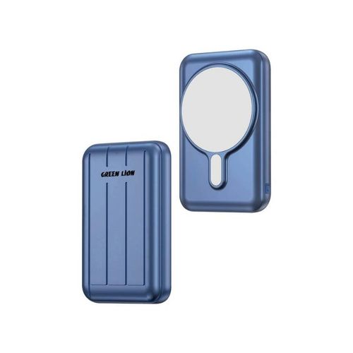 Внешний аккаумлятор Green MagSafe Power Bank 10000mAh 15W, Blue, купить недорого