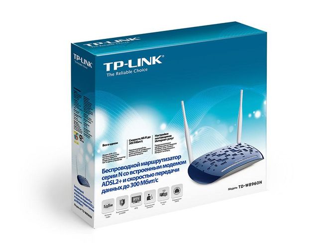 Wi-Fi роутер Tp-Link TD-W8960N ADSL/WAN, фото № 4