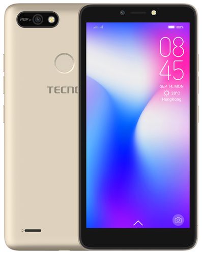 Smartfon TECNO POP 2F, Gold, 1/16 GB