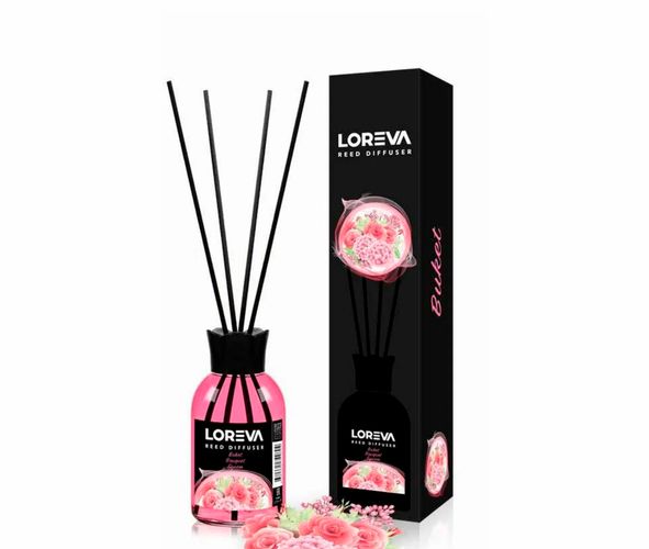 Diffuzer suyuqligi Loreva "Buket", 110 ml