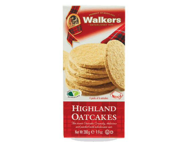 Печенье walkers highland oatcakes