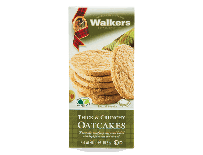 Печенье walkers Thick crunchy oatcakes