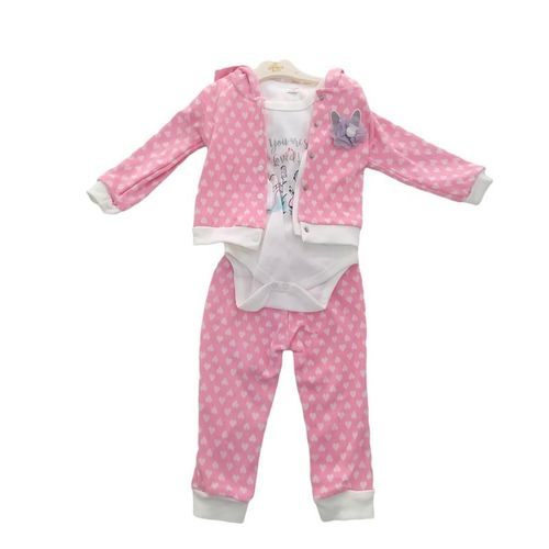 Детский комплект тройка Donino Baby BG40314, Розовый