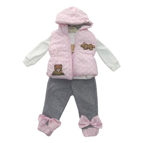 Детский зимний комплект тройка Donino Baby BG50231, Розовый