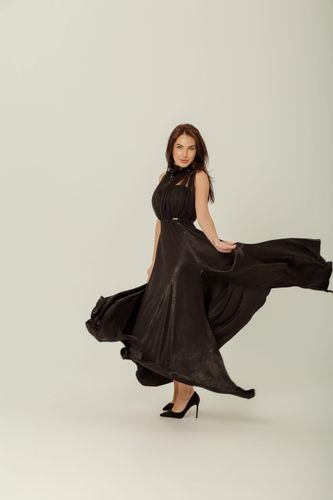 Атласное платье в пол Alasia 7187, купить недорого
