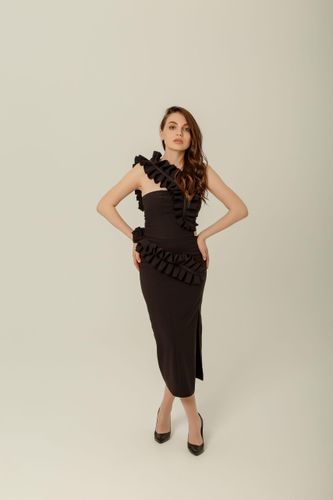 Платье Alasia с воланом на шее 3088, купить недорого