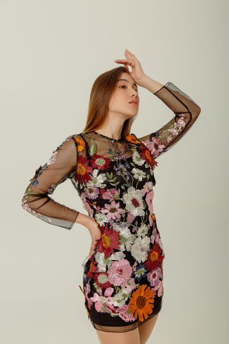 Платье Alasia с вышивкой "Павлин" 7855, купить недорого