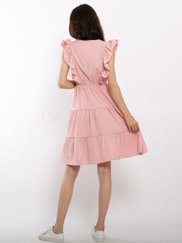 Платье Anaki с пуговицами 11609, Pink, купить недорого