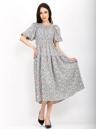 Платье в цветочек Anaki 19515, Green
