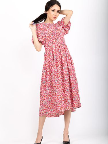 Платье в цветочек Anaki 19515, Pink