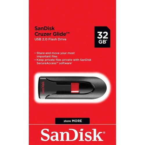 Flash xotira Sandisk CRUZER GLIDE