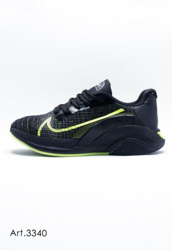 Кроссовки Nike 650 - 3340 Replica, Черный-Салатовый, фото