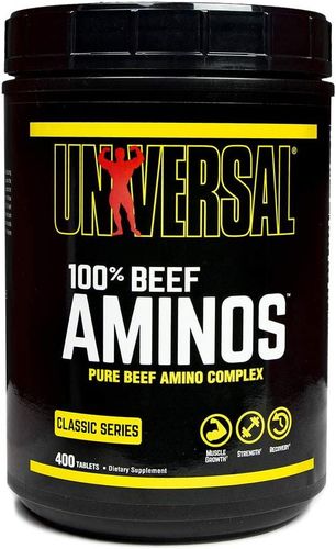 Aminokislotalar kompleksi Universal Nutrition Beef Aminos