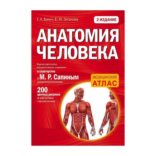 Анатомия человека: 2 издание | Билич Габриэль Лазаревич, Зигалова Елена Юрьевна