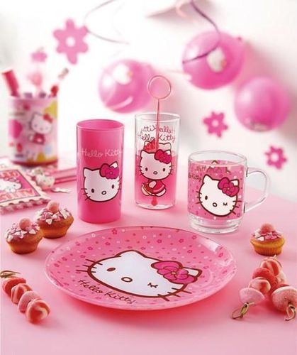 Набор детской посуды Hello Kitty J2288, купить недорого