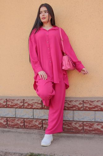 Ikki qismli ayollar kostyumi Sima Style 5856, Pink