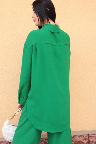 Женский Костюм-Двойка Sima Style 5856, Green, в Узбекистане