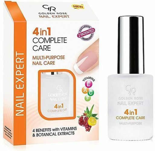 Комплексный уход для ногтей Golden rose 4 in 1 complete care