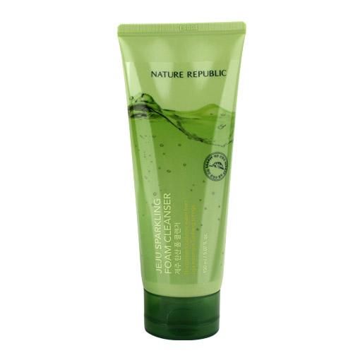 Yuvish uchun ko'pik Nature republic jeju sparkling foam cleanser