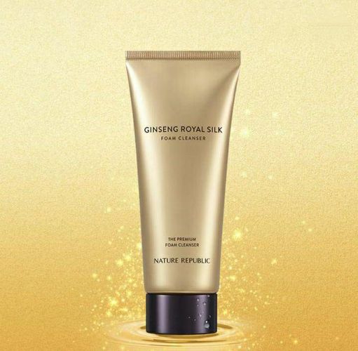 Niqob Nature republic gonseng royal silk foam cleansing