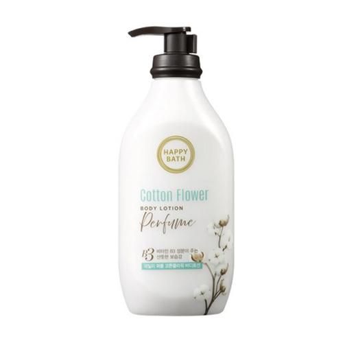 Losyon Happy bath cotton flower body lotion