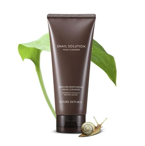 Маска Nature republic snail solution foam cleanser