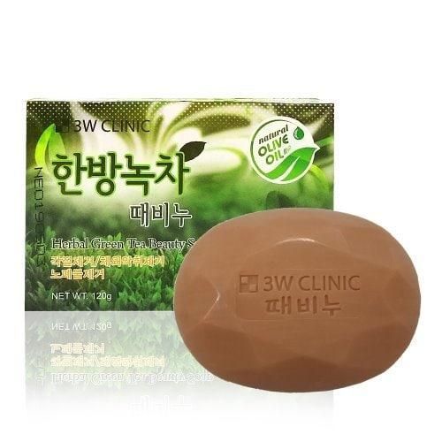 Мыло 3w clinic soap green tea