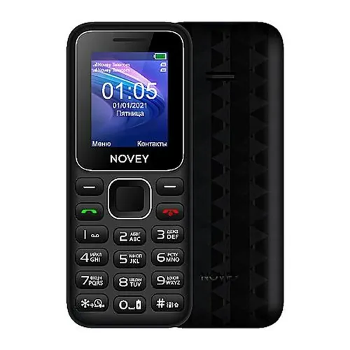 Мобильный телефон Novey 105, 32MB / 32MB, Matt-Black, купить недорого