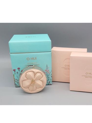 Premium terini parvarish qilish uchun kushonlar to'plami OHUI Ultimate Cover Lifting Cushion Flower Edition