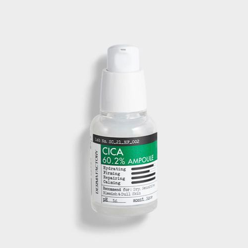 Yuz uchun aralashma Derma Factory Cica 602% Ampoule