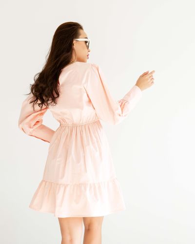 Платье А силуэт Pink Island 2w1-1259, Персиковый, купить недорого