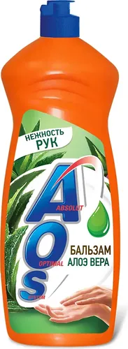 Idish yuvish vositasi Aos Aloe Vera, 900 мл