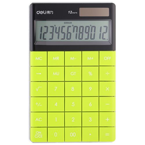 Калькулятор Deli Touch 1589, Green
