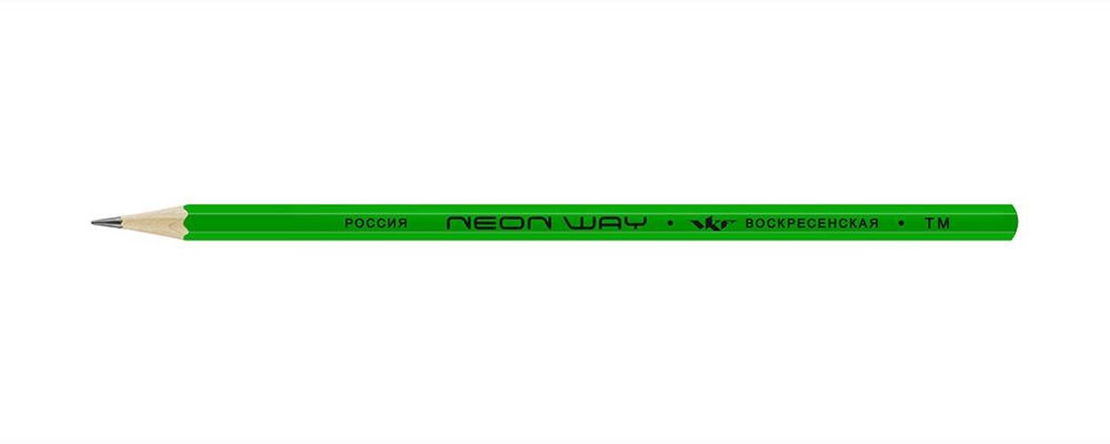 Карандаш графитный неоновый ВКФ Neon way, купить недорого