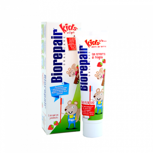 Детская зубная паста Biorepair Kids Strawberry