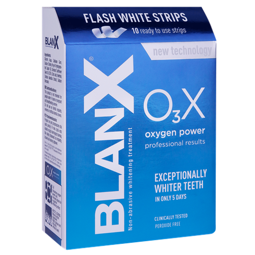 Отбеливающие полоски BlanX O₃X Flash White Stripes