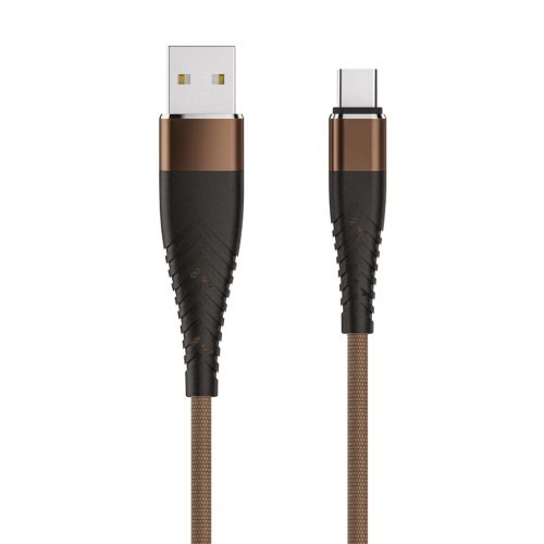 Кабель SOLID, USB 2.0 - Type-C, OLMIO, Cappuccino, , купить недорого