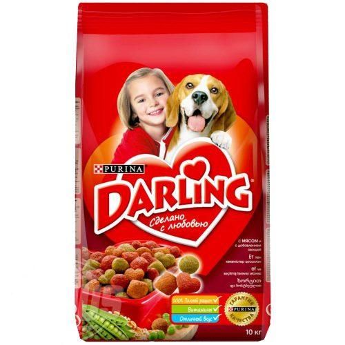 Сухой корм DARLING DOG с мясом и овощами, 1 шт, 10 кг