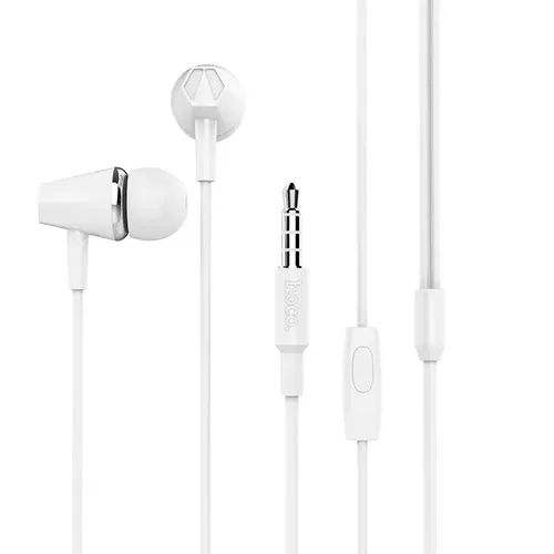 Внутриканальные наушники Hoco M34 Honor Music Universal With Microphone, White