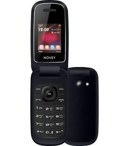 Tugmali telefon Novey 118, 32/32 MB, Qora, Dual