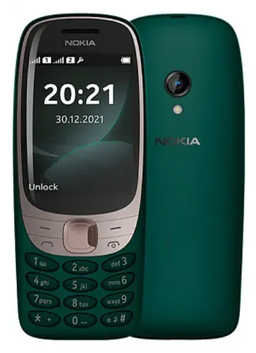 Tugmali telefon Nokia 6310, 16/16 MB, Yashil, Dual